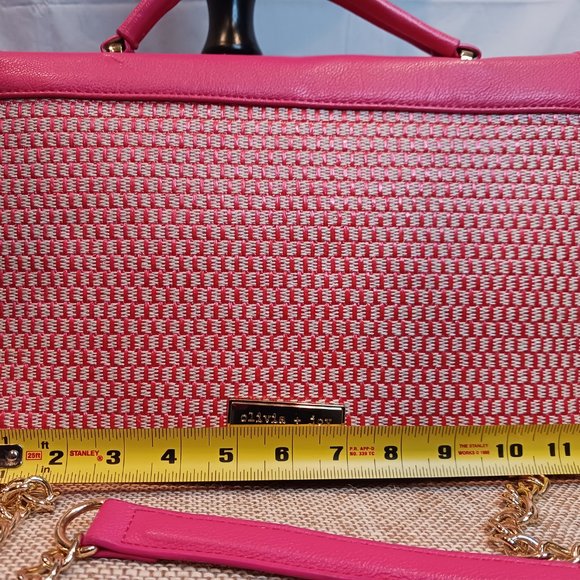 NWOT Oliva +Joy Crossbody Accordian style Salmon/Pink Purse - Picture 7 of 10